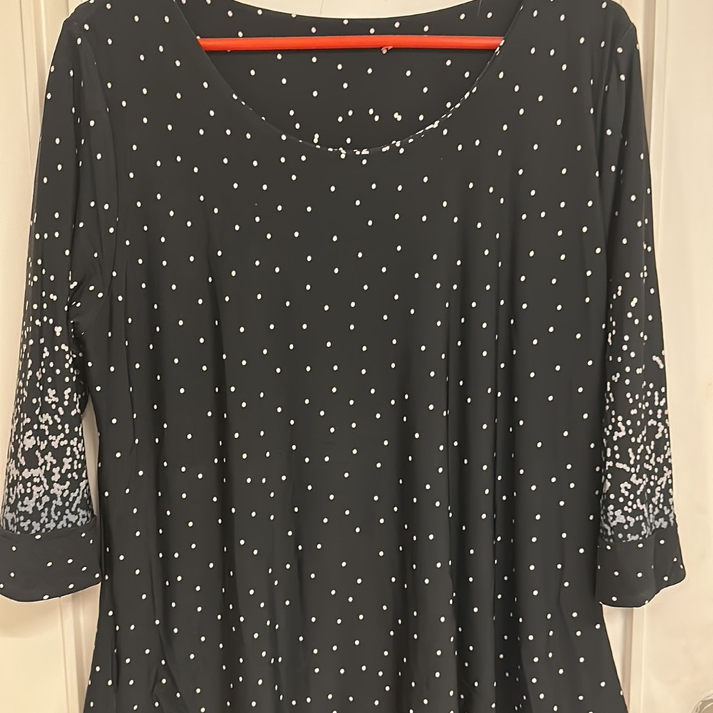 Party dress in size L in high quality Korean fabric with lining ! NWOT - Picture 3 of 7
